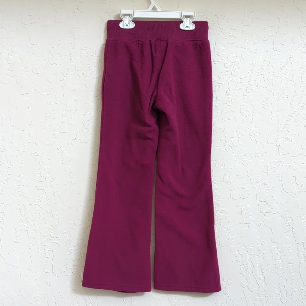 🌻 The Children's Place Girls Fuchsia Fleece Flared Sweatpants Size 6X/7